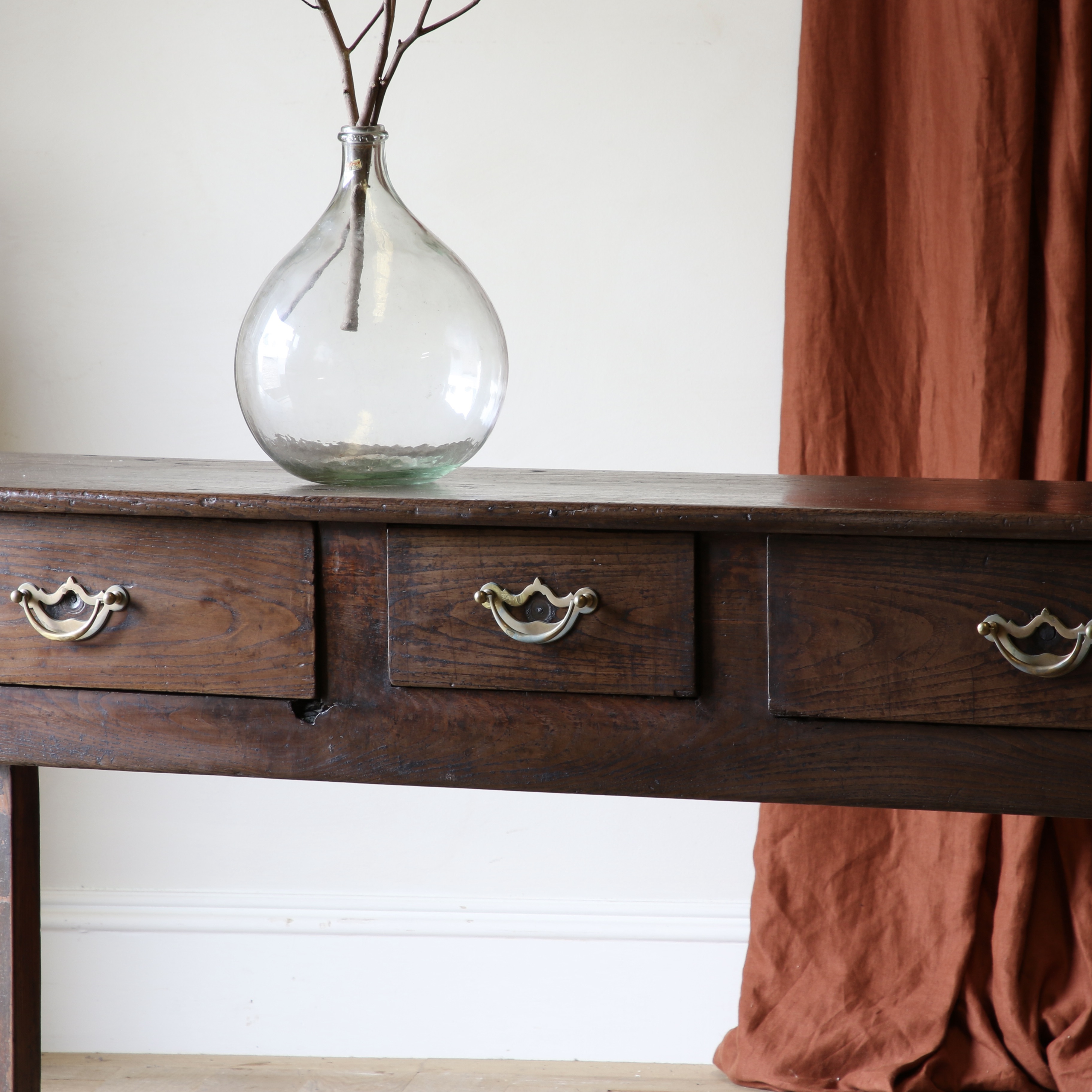 Three Drawer Side Table